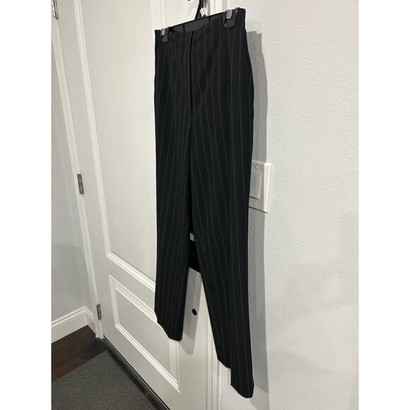 Talbots Petites Pinstriped Classic Straight Leg Dress Pants Size 6 Workwear - Picture 3 of 10